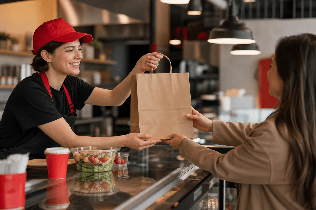 Takeout service by Spice Rack Deli